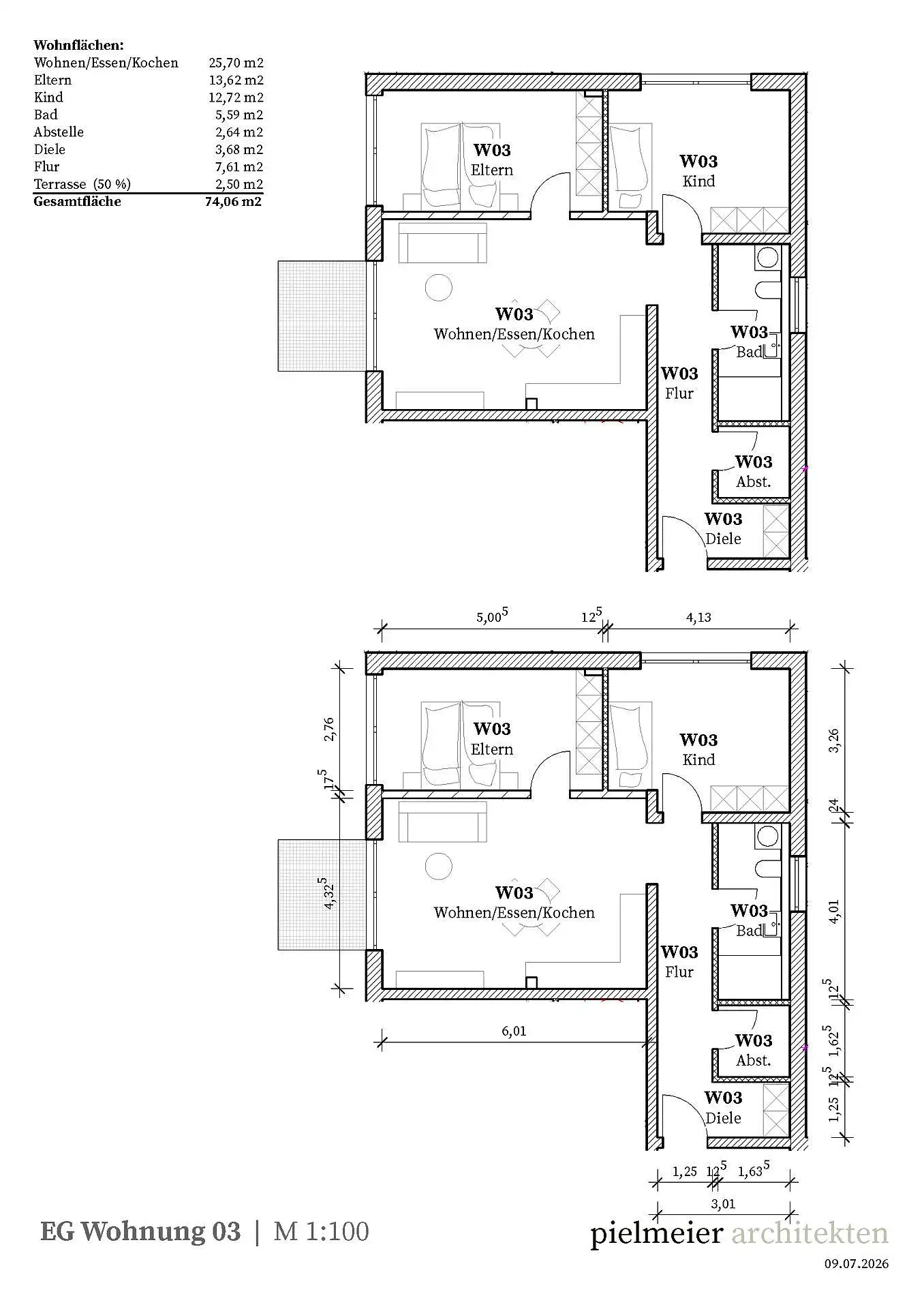 Eigentumswohnung in Straubing — Ansicht 7, 74 m²