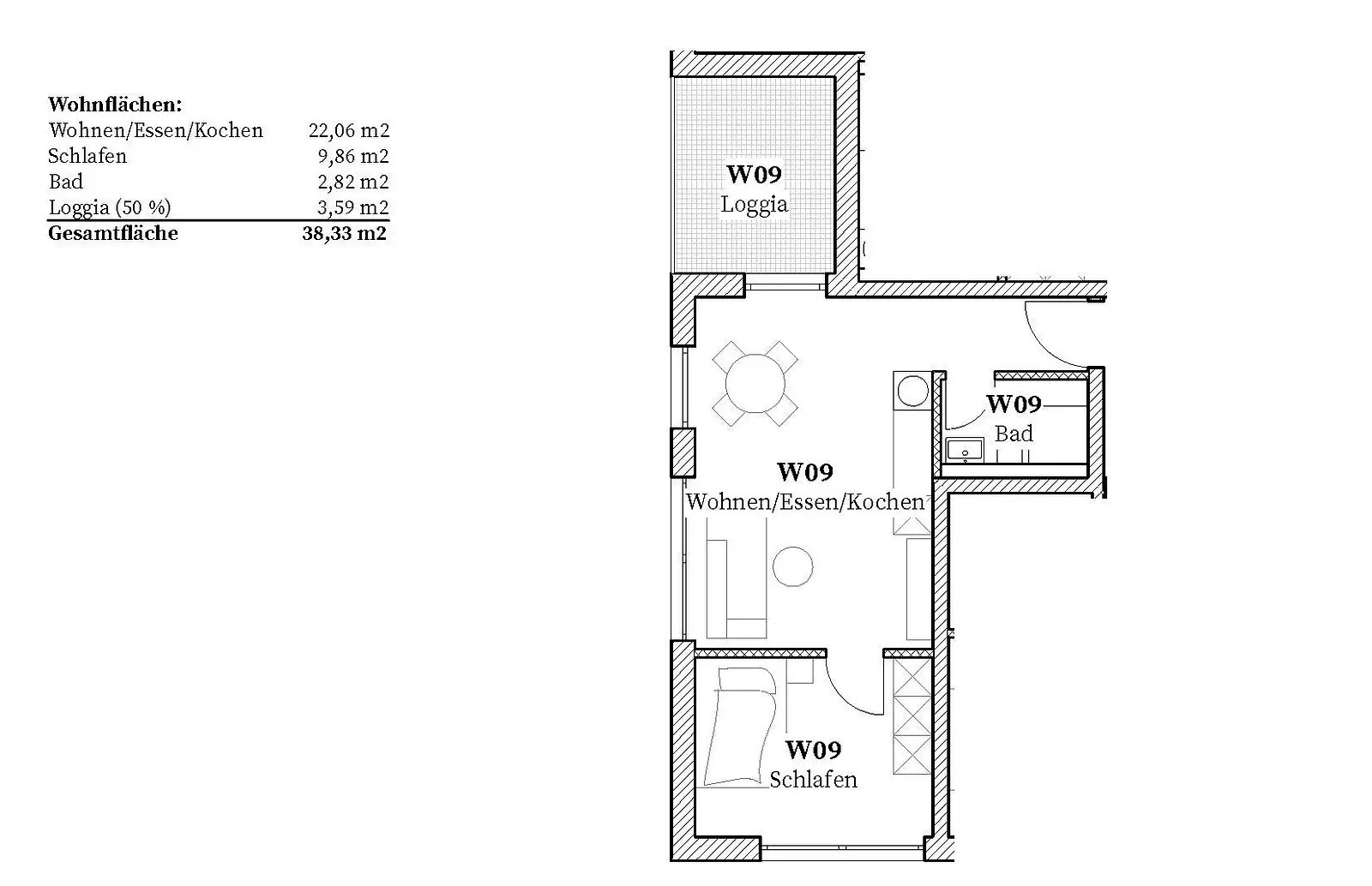 Eigentumswohnung in Straubing — Ansicht 7, 38 m²